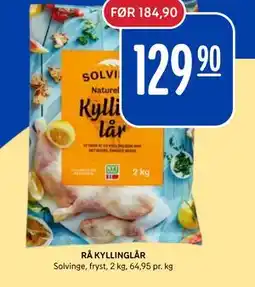 Rema 1000 RÅ KYLLINGLÅR tilbud