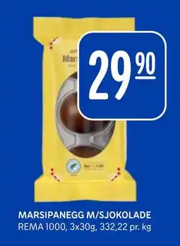 Rema 1000 MARSIPANEGG M/SJOKOLADE tilbud