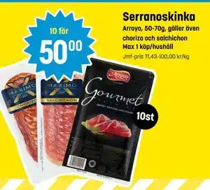 Eurocash Serranoskinka tilbud
