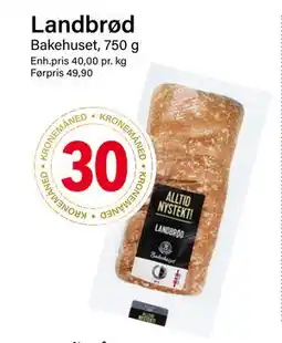 Nærbutikken Landbrød tilbud