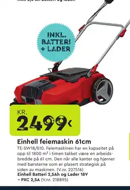 Mekk Einhell feiemaskin tilbud