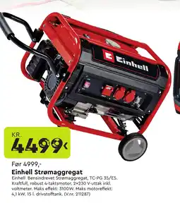 Mekk Einhell Strømaggregat tilbud