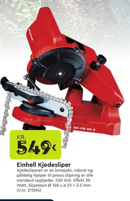 Mekk Einhell Kjedesliper tilbud