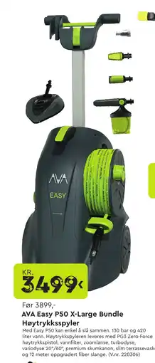 Mekk AVA Easy P50 X-Large Bundle Høytrykksspyler tilbud