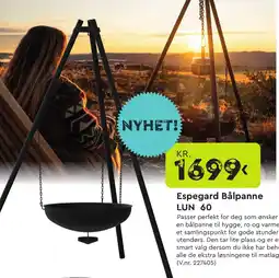 Mekk Espegard Bålpanne LUN 60 tilbud