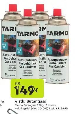 Mekk 4 stk. Butangass tilbud