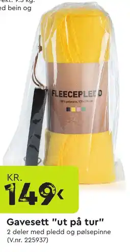 Mekk Gavesett "ut på tur" tilbud