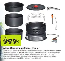 Mekk Atom Campingkjøkken, 11deler tilbud