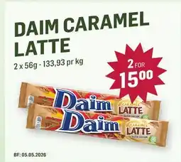 Holdbart DAIM CARAMEL LATTE tilbud
