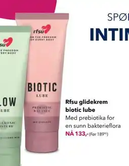 Apotek 1 Rfsu glidekrem biotic lube tilbud