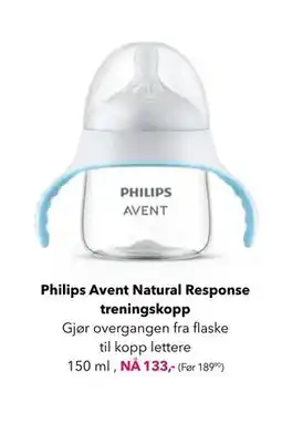 Apotek 1 Philips Avent Natural Response treningskopp tilbud