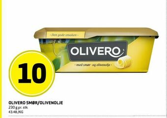 Bunnpris Olivero smør/olivenolje tilbud