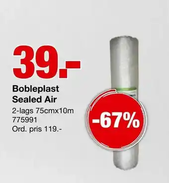 Staples Bobleplast Sealed Air tilbud