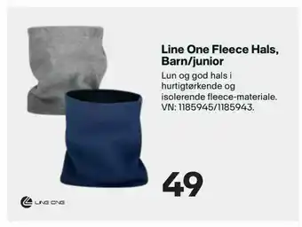 XXL Sport Line One Fleece Hals, Barn/junior tilbud