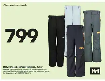 XXL Sport Helly Hansen Legendary skibukse, Junior tilbud