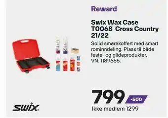 XXL Sport Swix Wax Case T0068 Cross Country 21/22 tilbud