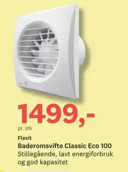 Bygger'n Baderomsvifte Classic Eco 100 tilbud
