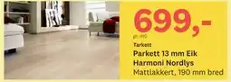 Bygger'n Parkett 13 mm Eik Harmoni Nordlys tilbud