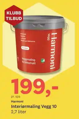 Bygger'n Interiørmaling Vegg 10 tilbud