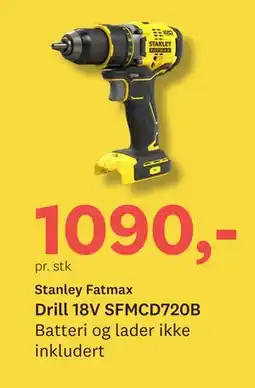 Bygger'n Drill 18V SFMCD720B tilbud