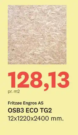 Bygger'n OSB3 ECO TG2 tilbud