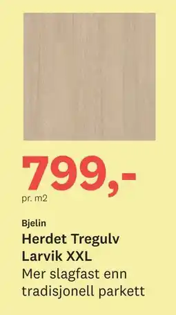 Bygger'n Herdet Tregulv Larvik XXL tilbud