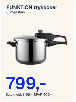 Jernia FUNKTION trykkoker tilbud