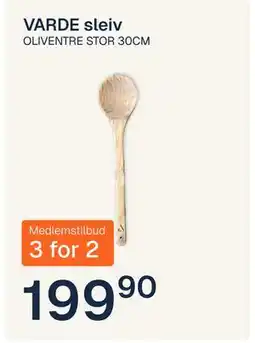 Jernia VARDE sleiv tilbud