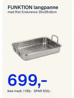 Jernia FUNKTION langpanne tilbud