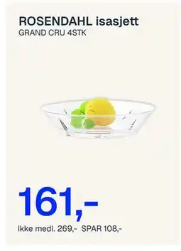 Jernia ROSENDAHL isasjett tilbud