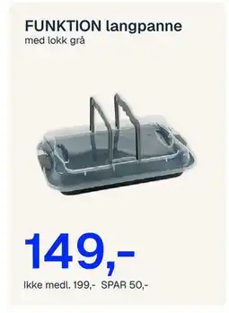 Jernia FUNKTION langpanne tilbud