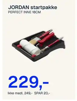 Jernia JORDAN startpakke tilbud