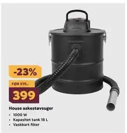 Megaflis House askestøvsuger tilbud