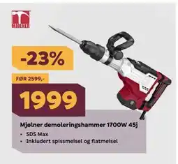 Megaflis Mjølner demoleringshammer 1700W 45j tilbud