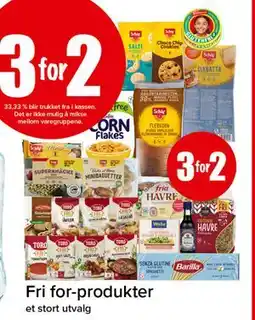 Spar Fri for-produkter tilbud