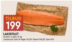 Coop Mega LAKSEFILET tilbud