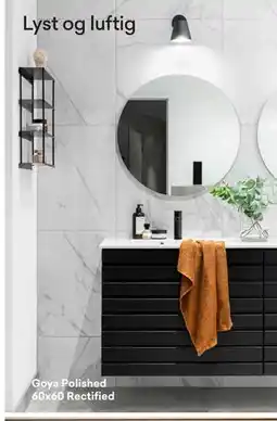 Right Price Tiles Goya Polished 60x60 Rectified tilbud