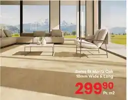 Right Price Tiles Swiss St Moritz Oak 10mm Wide & Long tilbud
