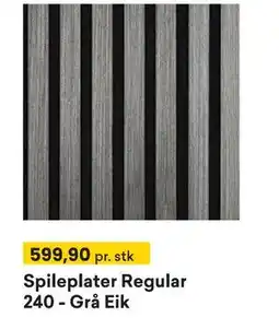 Right Price Tiles Spileplater Regular 240 - Grå Eik tilbud