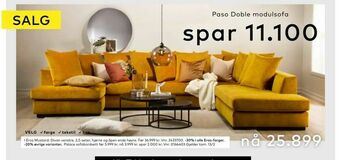 Skeidar Paso Doble modulsofa tilbud