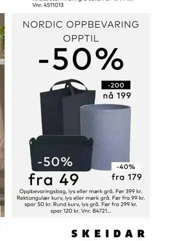 Nordic oppbevaring
