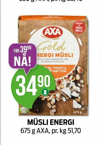 Kiwi Müsli energi tilbud