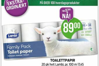 Kiwi Toalettpapir tilbud