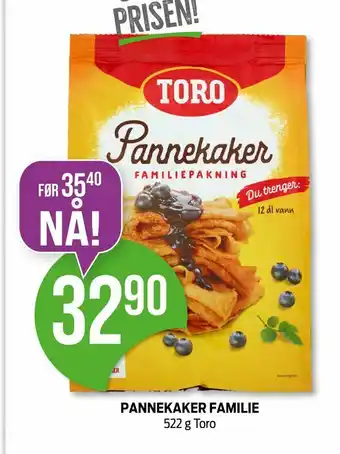 Kiwi Pannekaker familie tilbud