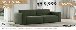 Skeidar Monaco 3-seter sofa tilbud