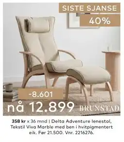 Skeidar Delta Adventure lenestol tilbud