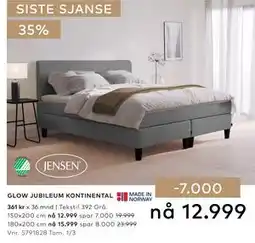 Skeidar GLOW JUBILEUM KONTINENTAL tilbud