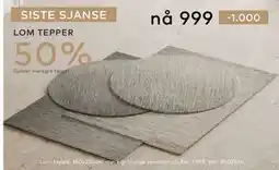 Skeidar LOM TEPPER tilbud