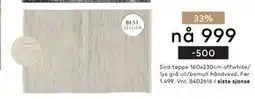 Skeidar Sira teppe tilbud