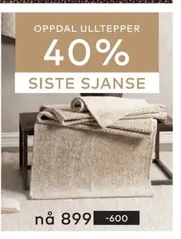 Skeidar OPPDAL ULLTEPPER tilbud